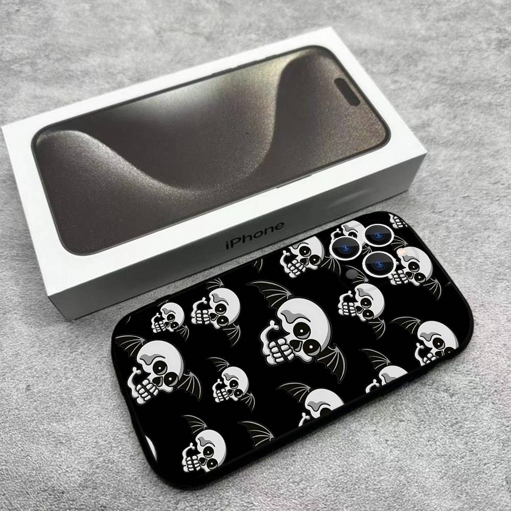 A-Avenged Sevenfold Phone Case For iPhone 17,16,15,14,13,12,Pro,Max,Plus,E,SE4,Air,Mini Black Soft Box