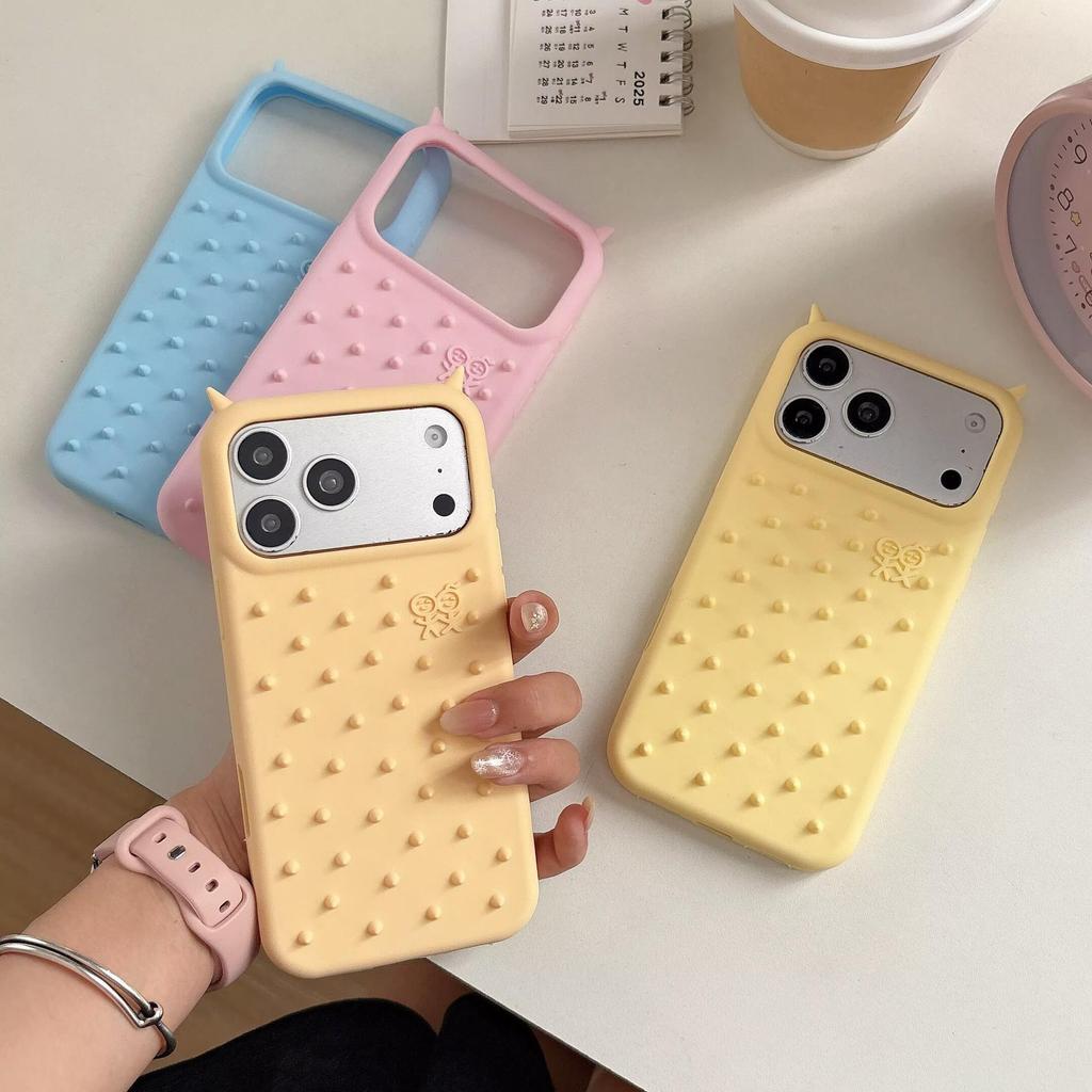 Devil Horn Monster Case for iPhone 14/13 Compatible with 12 and 17/16/15 Pro Max Anti-Fall