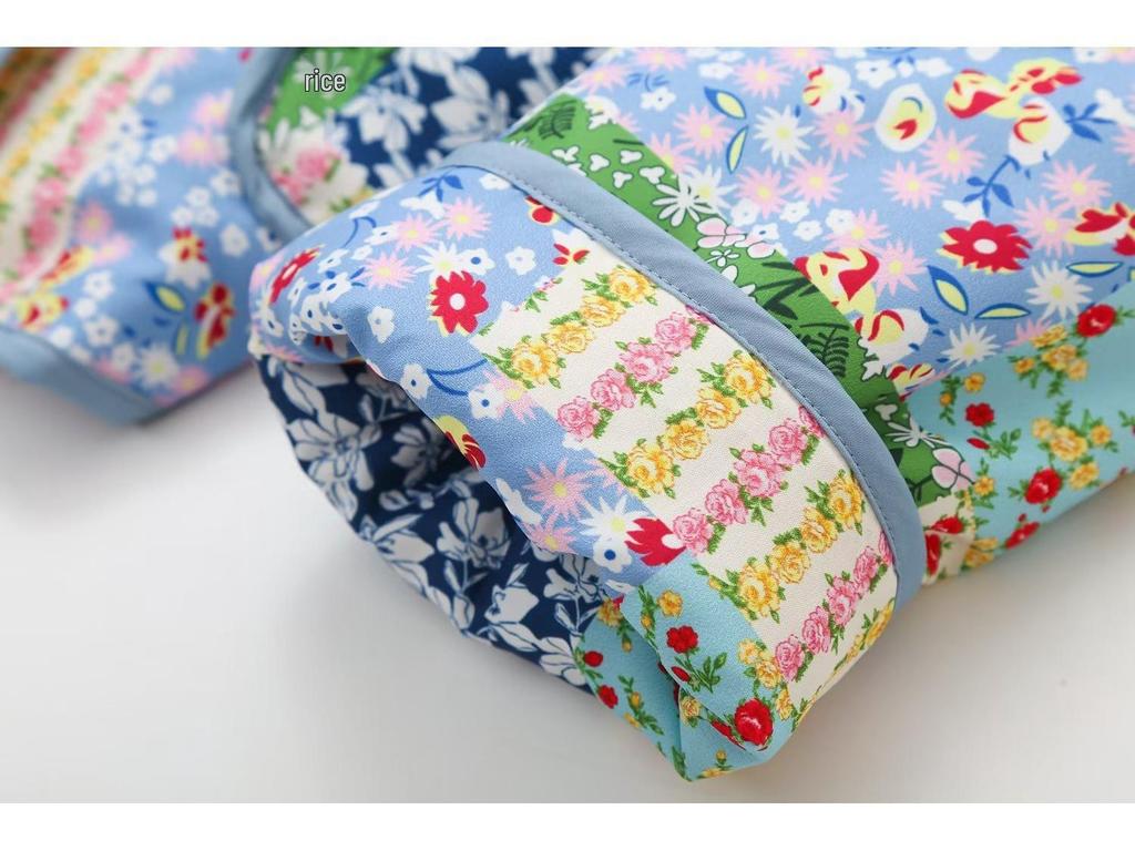 Women's Floral Quilted Short Jacket - Autumn/Winter 2024, M6216