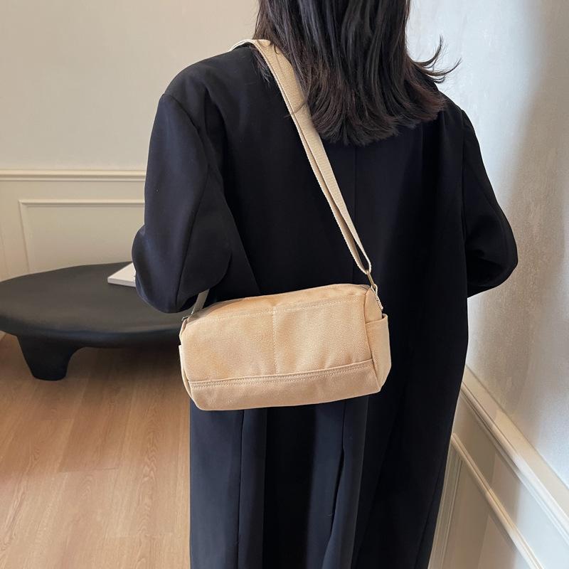 Oblique Span Bag Women's 2025 New Casual Niche Casual Foreign Fashion Small Square Bag Spring Large-capacity Shoulder Bag