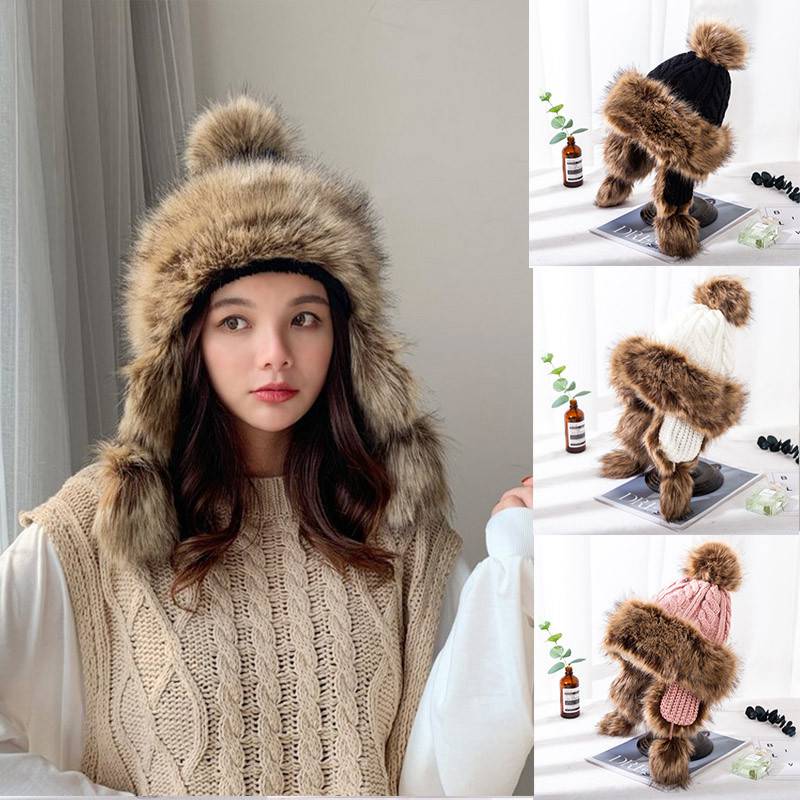 Beanie Ladies Fashion Fleece Lined 