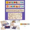 Childrens Educational Space Puzzle With Wooden Solar System For Learning And Cognitive Development