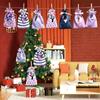 Hanging Christmas Advent Calendar Bag 24 Days Countdown Drawstring Gift Bag  Holiday