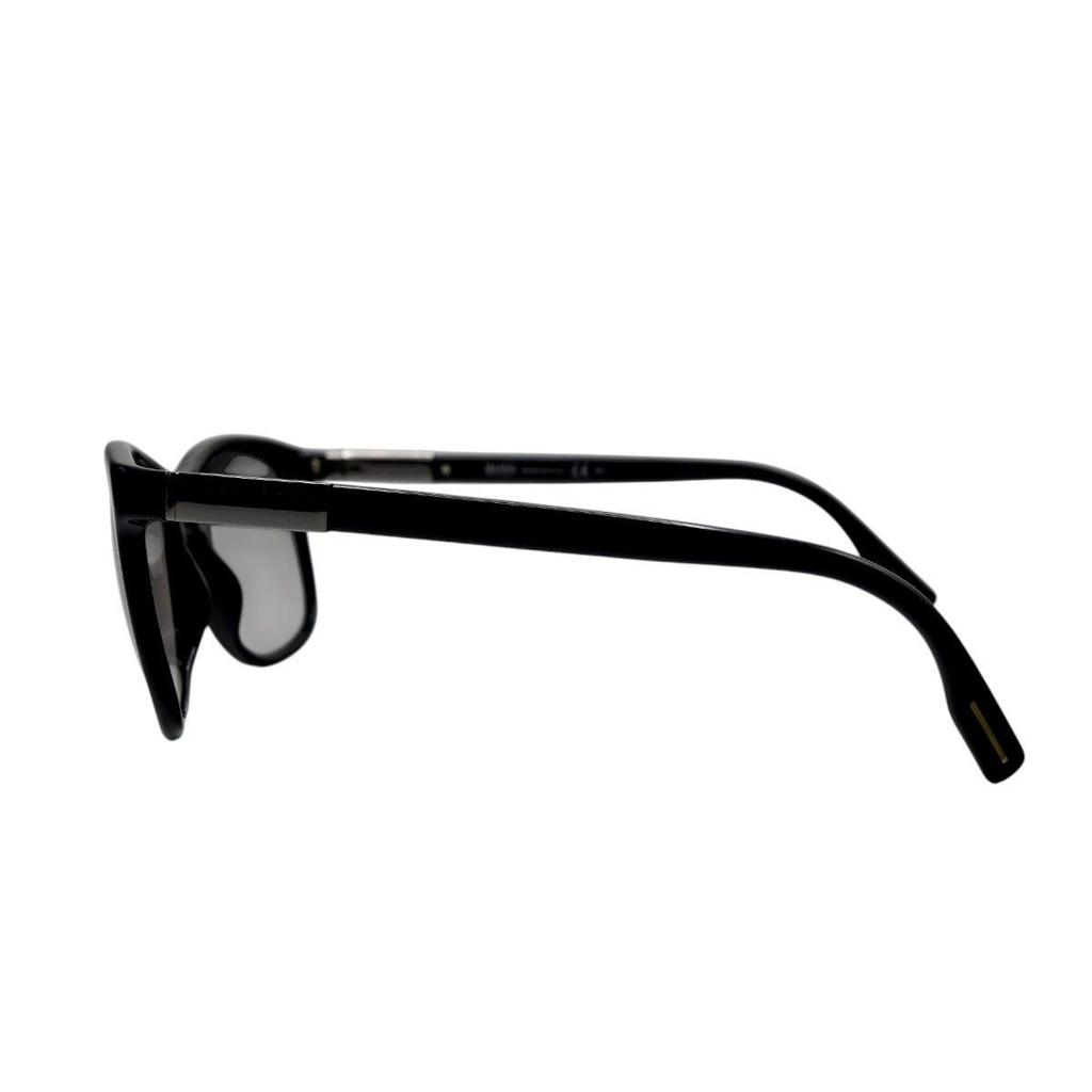 Used HUGO BOSS Side Logo Cell Frame Sunglasses 0555/S 807EU Black T2606-k099
