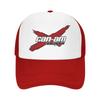 Custom BRP Can Am Logo Print Mesh Baseball Cap Summer Breathable Mesh Sun Hats Caps Unisex Outdoor Adjustable Casual Headwear
