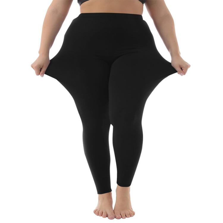 Po-Lifting Trainingsleggings Damen Übergröße Einfarbige