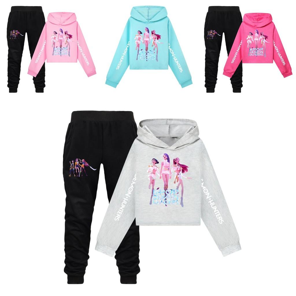 Kpop Demon Hunters Kids Sportswear Set With Cotton Fabric For Active Play