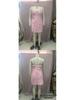 European-American Floral Square Neck Sleeveless Mini Dress