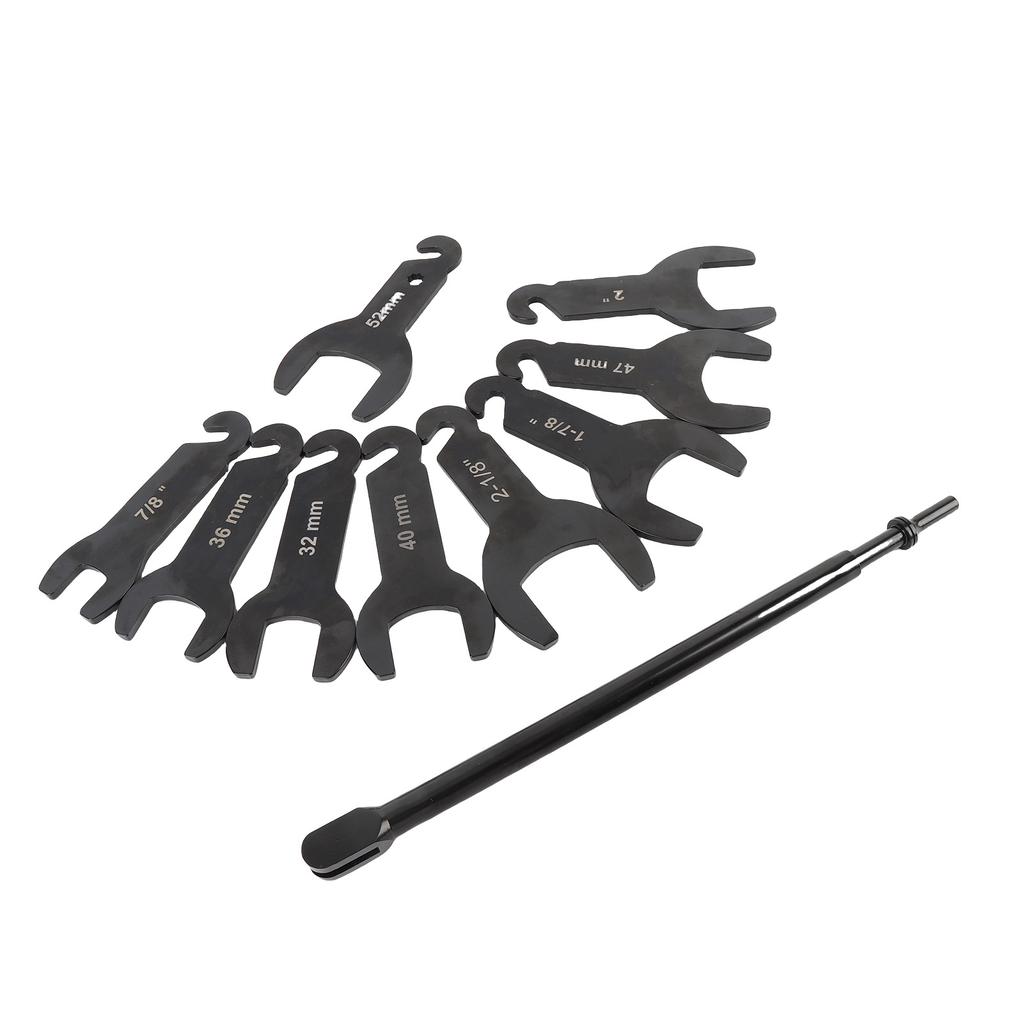Kit de 10 clés pneumatiques pour embrayage de ventilateur, en acier au carbone 45, outil portable et efficace pour le démontage des ventilateurs d'embrayage.