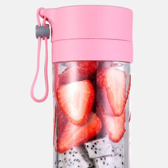 Portable Blender USB Rechargeable Cordless Mini Blender Shakes Juicer with 6 Stainless Steel Blades BPA-Free Blending Machine