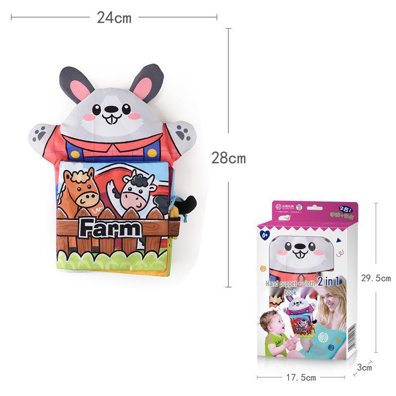 Bite-Resistant Interactive 3D Finger Cloth Book for Early Childhood Learning