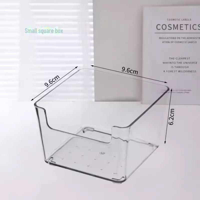 

Прозрачный многоцелевой ящик для хранения косметики, аксессуаров, книг, одежды, игрушек, закусок, кухонных и ванных принадлежностей