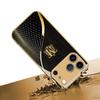 Elegant Gold Initial M Phone Cover fashion phone cases For iphone 17 case Glass Phone Case for iPhone 17 16 15 14 13 pm Pro Plus