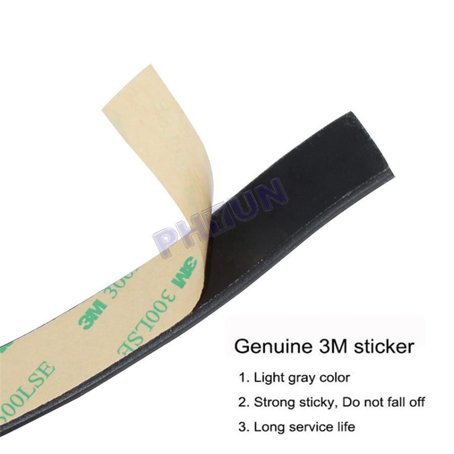 16.4ft Rubber Seal Car Windshield Sunroof Window Edge Trim Weather Strip 30mm W