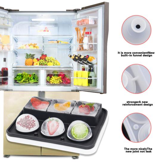 

Поднос для кубиков с крышкой. Нелипкий многоразовый поднос для приготовления пищи. Поднос с 6 сетками. Круглый квадратный поднос своими руками.