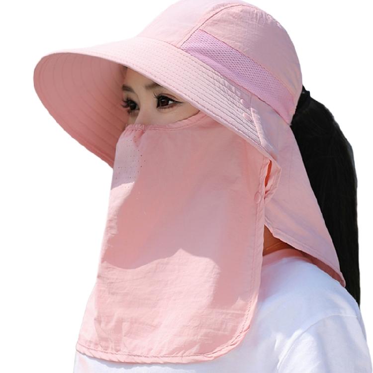 Wide Brims Sun Hat Sun Protective Face Covers Hat for Women Fishing Cycling