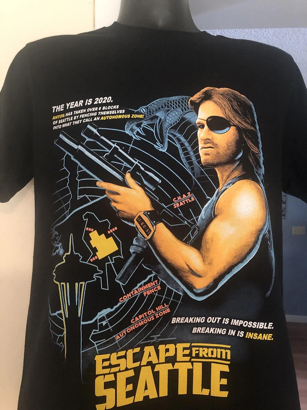 

Escape From Seattle T-shirt 4XL