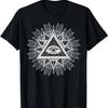 Blackcraft Pagan Occult Mandala Pyramid All Seeing Eye T-Shirt