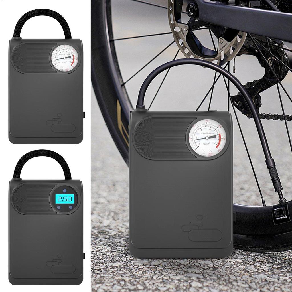 Portable Tire Inflator Portable Auto Shut Off Automotive Inflation Tool Air Pump For Auto For Motorcycles Bikes Bicycle