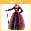 Alice In Wonderland Queen Of Hearts Halloween Costume Vintage Unique Look