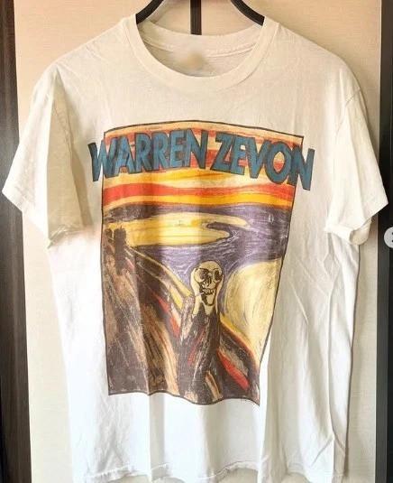 Warren Zevon rock tour short sleeve white color classic shirt Men Women CM137 Unisex T-Shirt S