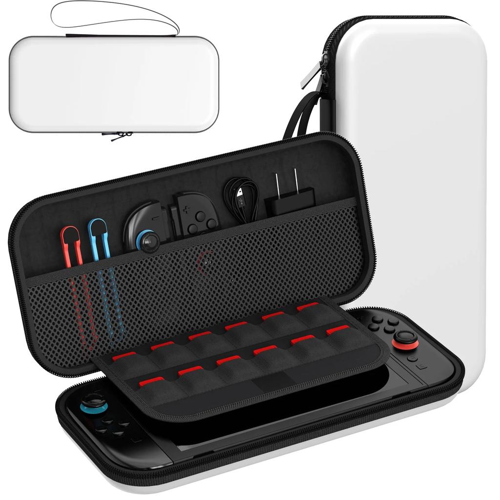 Carrying Case Compatible with Switch 2 (2025) - for Console Accessories Portable Hard Shell Pouch Carrying Travel Bag