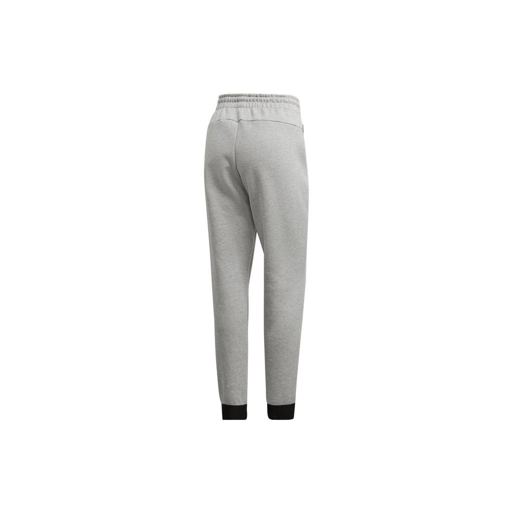 adidas Gestrickte Jogginghose mit Logo-Print, Damen, Elastischer Bund, Kordelzug, Lässig, Grau, Unterteil DP5173