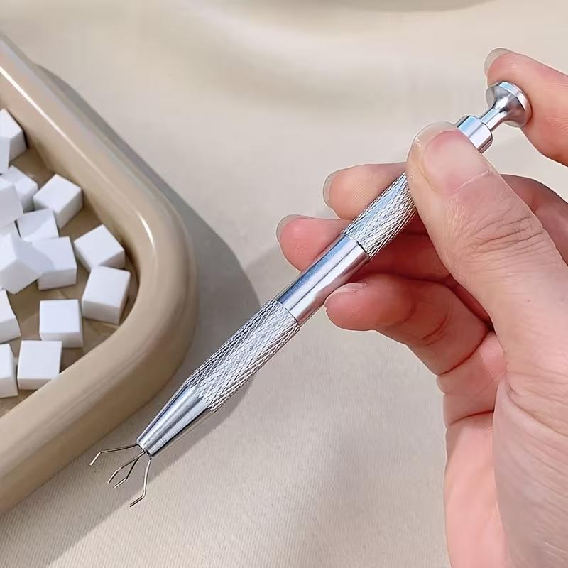 100/200pcs Sponge Gradient Nail Art Stamper Tools Gel Polish Color Gradient Brush Glitter Powder Dotting Pen For Manicure Tools