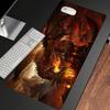 Magische Riesen-Feuerdrachen-Mauspad Schreibtischmatte XXL Gaming-Matte Gamer PC-Zubehör Tastatur-Erweiterungsmatte Gummi Anti-Rutsch