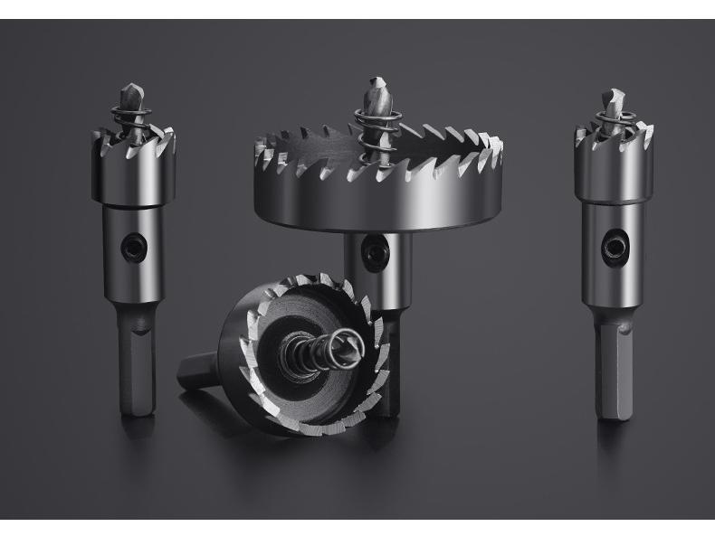 Green Forest High-Speed Steel & Alloy Metal Hole Opener Drill Bit - Stainless Steel Punch Tool