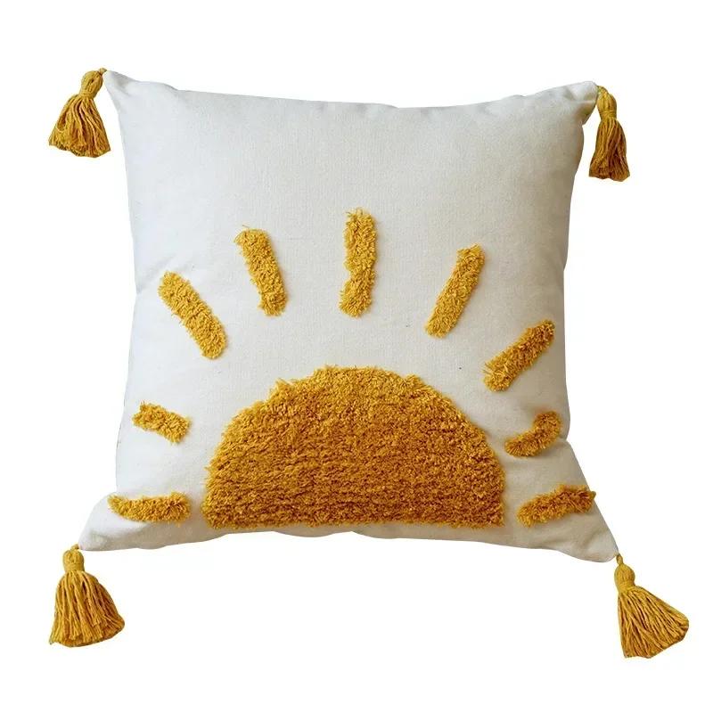 Nordic Plush Cushion Cover 45x45cm Soft Case Boho Decorative Pillow Case For Sofa Living Room Throw Pillow Cover Home Decor