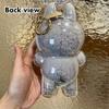 1pc Transparent Protective Cover for Labubu Monster Toy Elf Doll Cover Storage Box Display Cover Doll Accessories for Party Doll