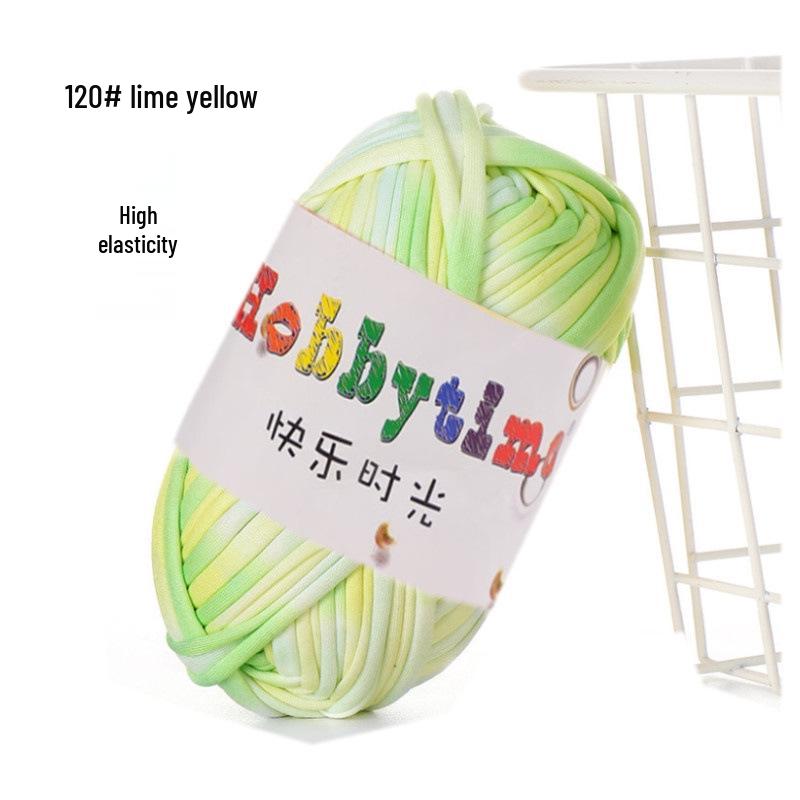 Cloth Strip Yarn DIY Crochet Kit: Handmade Bag, Knitting Material for Cushions, Carpets, and Dolls