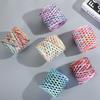 Corde Tressée à la Main pour Maternelle de 200 Mètres, Corde en Papier Rafia Coloré, Ruban d'Emballage pour Pâtisserie Bricolage Tissé à la Main