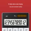 Deli Dual Power Desktop Calculator