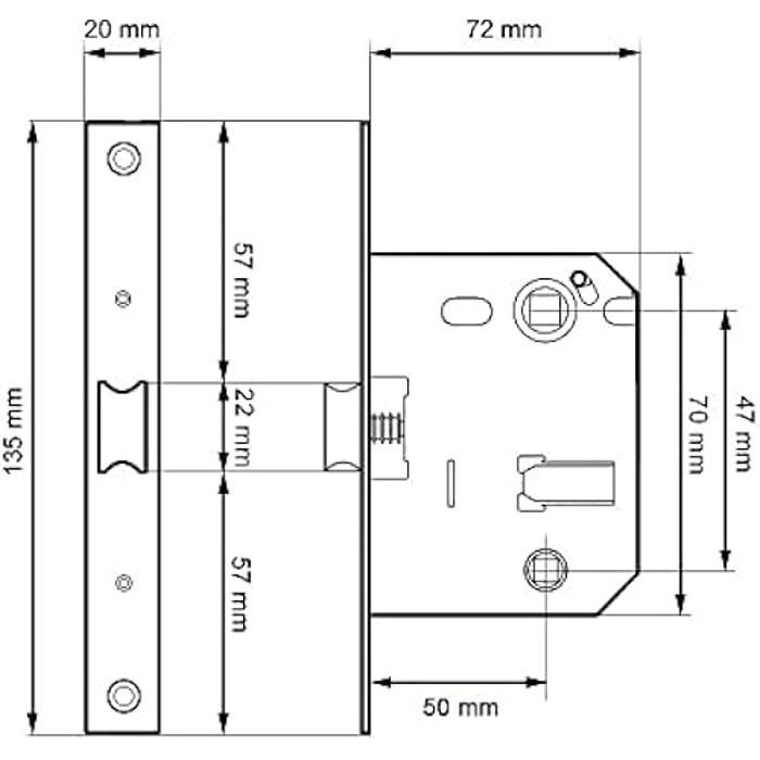 Micel Vega 90842 – BL Loquet Loquet C/R 47 HL