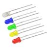 200 bucăți 3 mm diodă emițătoare de lumini 5 culori set sortiment de diode LED, roșu, galben, verde, albastru, alb, diodă LED F3, electronică DIY