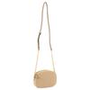 Tory Burch Kira Antique Gold Metal Double T Logo Zipper Closure Leather Shoulder Crossbody Bag Small Women Bags Nude-Pink 90450-288