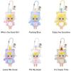 Pop Mart Baby Molly Pocket Friends Plush Pendant Assorted Box 6 Pieces PVC Figure Collectible Toy