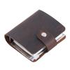 Kreuz Vintage Crazy Horse Leder A9 Drei-Ring Mini-Planer-Abdeckung Rindsleder Notizbuch Tagebuch