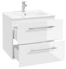 Bathroom Cabinet with Washbasin 60 Cm, Hanging, White, Soft-close Pinia