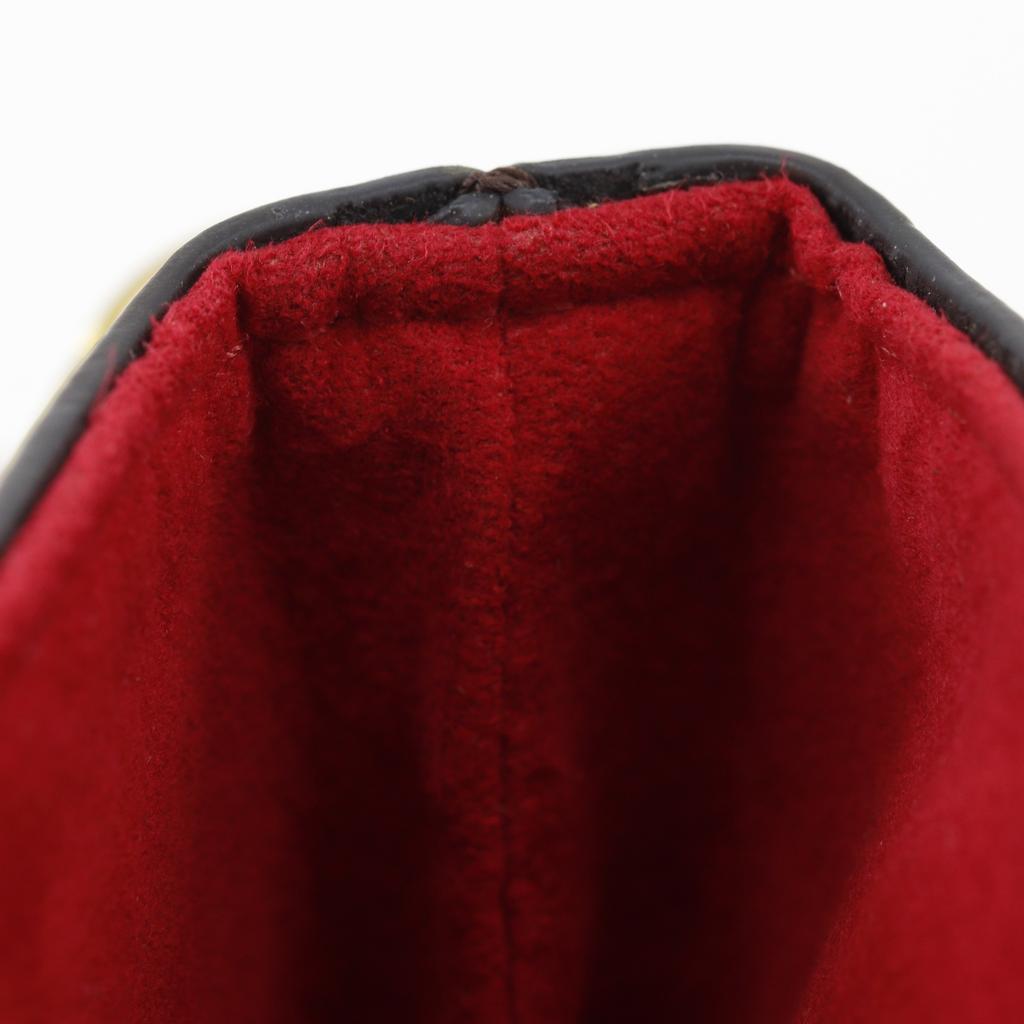 Louis Vuitton Bobourg Shoulder Bag N40176 Scarlet Brown Damier Canvas Women Used