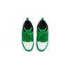 Jordan Air  1 Lucky Green BP Anti-Slip Shock Absorption High-Top Basketball Shoes Kids Sneakers White BQ7197-301