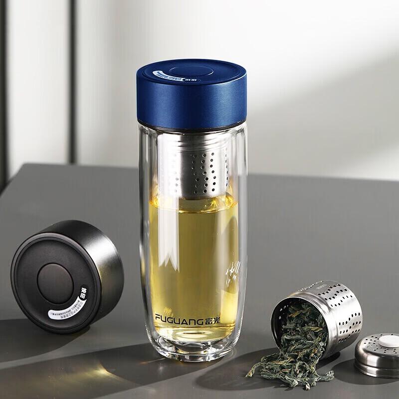 FUGUANG G2204-SH Magnetic Tea Infuser Glass Bottle 300ml
