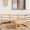 Day and Night - Day and Night Garden Lounge Set 4 Pieces Solid Pine Wood