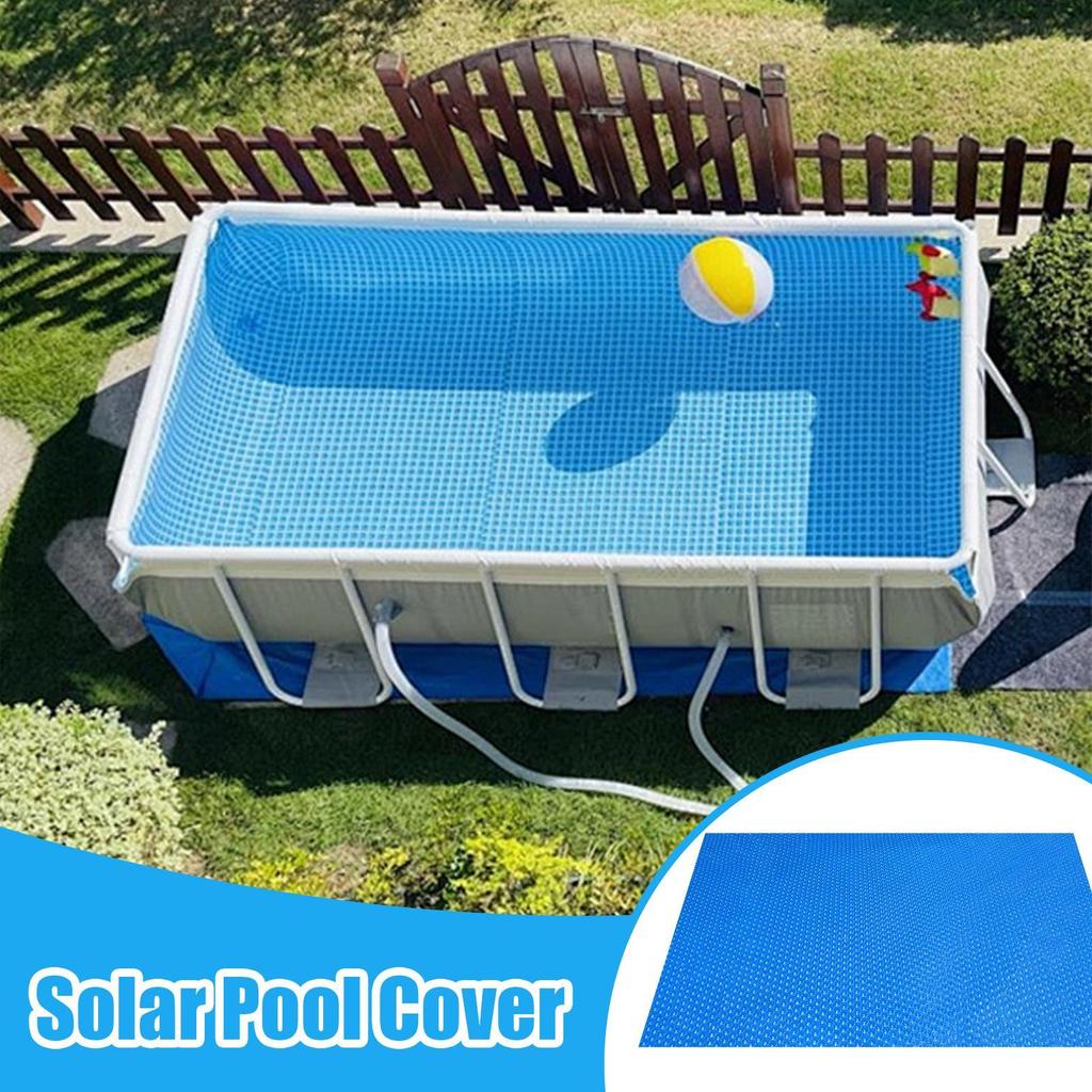 NEW Solar Pool Cover Swimming Pool Bubble Solar Cover Heat Retaining Blanket Wear-resistant Free Cutting Solar Covers 6FT/8FT