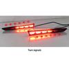 2PCS Auto Lighting LED Rear Fog Lamp For Toyota Raize 19-22 Tanto-Custom Brake Light Rear Bumper Decoration Lamp
