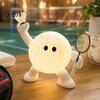 Soft Warm LED Bedroom Lighting Sports Ball Silicone Night Light, 7 Styles Football Basketball Tennis Golf Amber Atmosphere Tap Lamp, USB Rechargeable