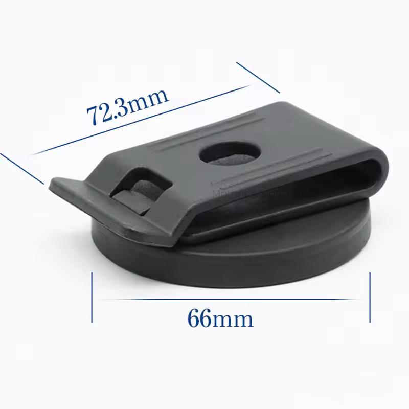 New Black Magnetic Belt Buckle Adjustable Portable Rubber Wrap Magnetic Suction Cup Suction Screw Hardware Hand Tool Accessories
