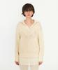 Daiaegeuneol Open Collar Overfit Knit (Ivory)